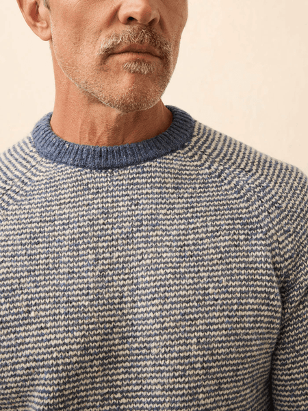 Faherty Donegal Crew Sweater / Sea Feeder Marl - nineNORTH | Men's & Women's Clothing Boutique
