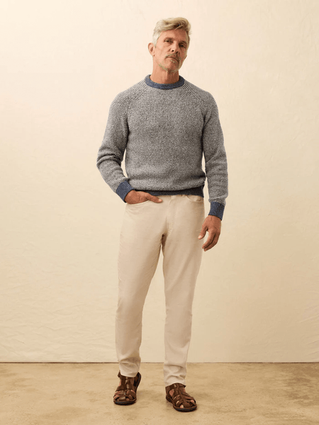 Faherty Donegal Crew Sweater / Sea Feeder Marl - nineNORTH | Men's & Women's Clothing Boutique