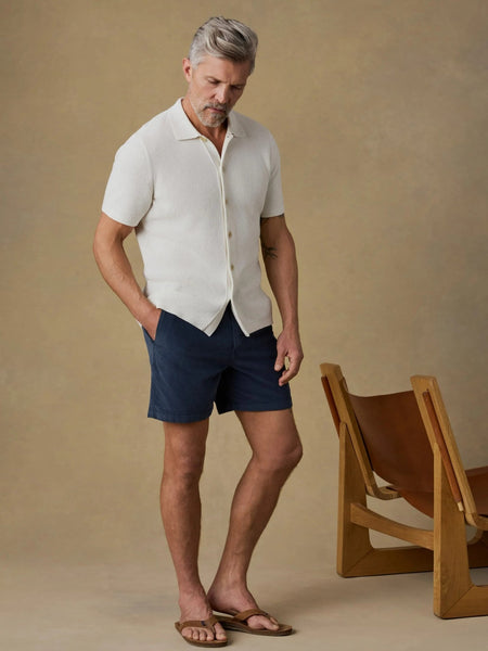 Faherty Essential Corduroy Short - Blue Nights - nineNORTH | Men's & Women's Clothing Boutique