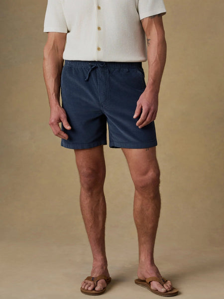 Faherty Essential Corduroy Short - Blue Nights - nineNORTH | Men's & Women's Clothing Boutique