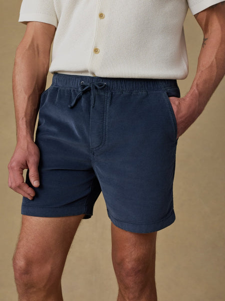 Faherty Essential Corduroy Short - Blue Nights - nineNORTH | Men's & Women's Clothing Boutique