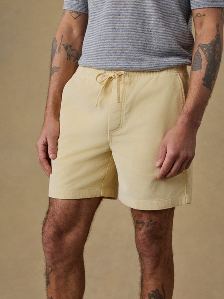 Faherty Essential Corduroy Short - Faded Sun - nineNORTH | Men's & Women's Clothing Boutique