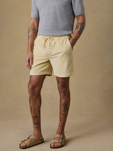 Faherty Essential Corduroy Short - Faded Sun - nineNORTH | Men's & Women's Clothing Boutique