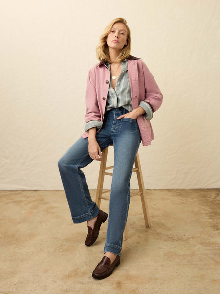 Faherty Heirloom Portuguese Flannel Relaxed Shirt / Blue Cove Stripe - nineNORTH | Men's & Women's Clothing Boutique