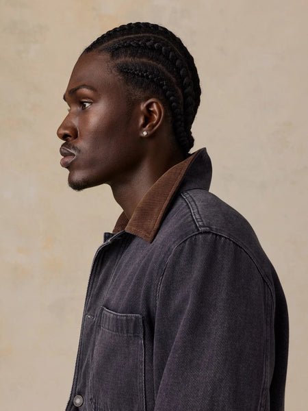 Faherty High Ridge Twill Studio Jacket - Washed Charcoal - nineNORTH | Men's & Women's Clothing Boutique