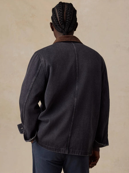 Faherty High Ridge Twill Studio Jacket - Washed Charcoal - nineNORTH | Men's & Women's Clothing Boutique