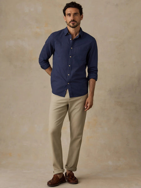 Faherty Laundered Oxford Shirt - River Navy - nineNORTH | Men's & Women's Clothing Boutique