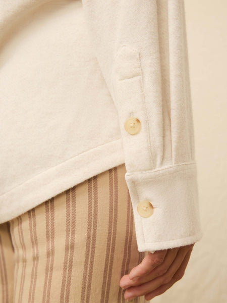Faherty Legend Sweater Overshirt / Off White - nineNORTH | Men's & Women's Clothing Boutique