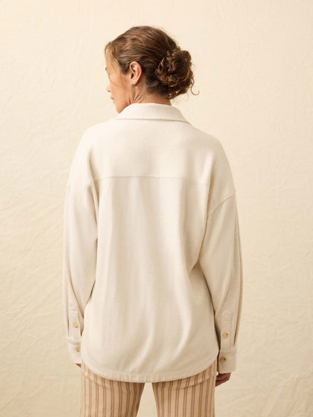 Faherty Legend Sweater Overshirt / Off White - nineNORTH | Men's & Women's Clothing Boutique