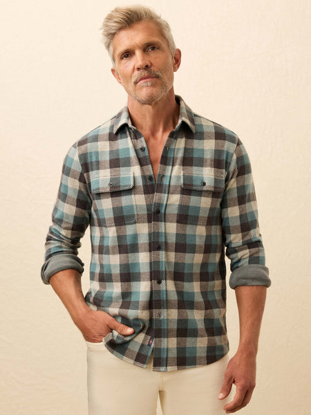 Faherty Legend Sweater Shirt / Atlantic Stone Buffalo - nineNORTH | Men's & Women's Clothing Boutique