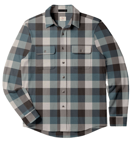 Faherty Legend Sweater Shirt / Atlantic Stone Buffalo - nineNORTH | Men's & Women's Clothing Boutique