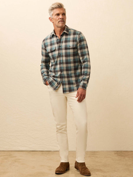 Faherty Legend Sweater Shirt / Atlantic Stone Buffalo - nineNORTH | Men's & Women's Clothing Boutique