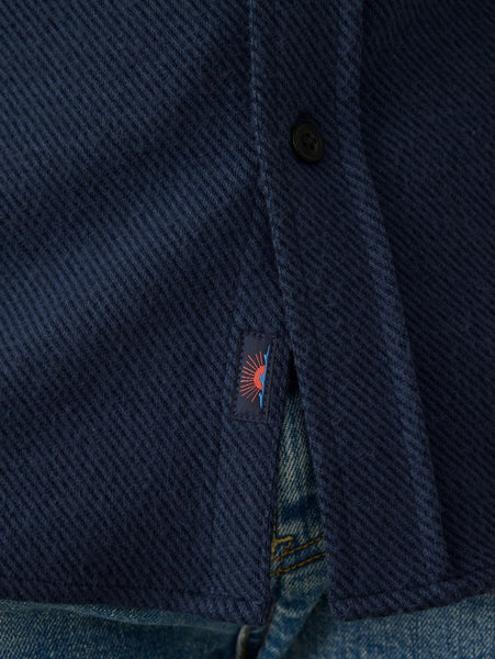 Faherty Legend Sweater Shirt / Brighton Navy Twill - nineNORTH | Men's & Women's Clothing Boutique