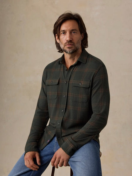 Faherty Legend Sweater Shirt - Falls Park Plaid - nineNORTH