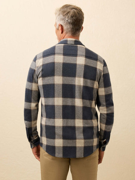 Faherty Legend Sweater Shirt / Navy Cloud Plaid - nineNORTH | Men's & Women's Clothing Boutique