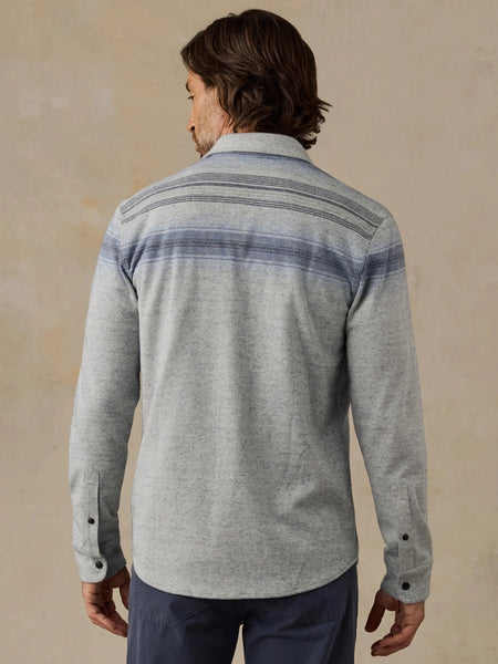 Faherty Legend Sweater Shirt - River Stone Ombre - nineNORTH | Men's & Women's Clothing Boutique