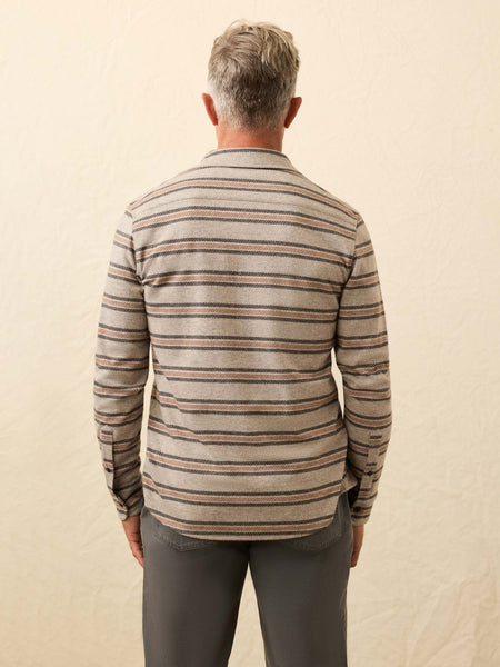 Faherty Legend Sweater Shirt / Rock Coast Stripe - nineNORTH | Men's & Women's Clothing Boutique