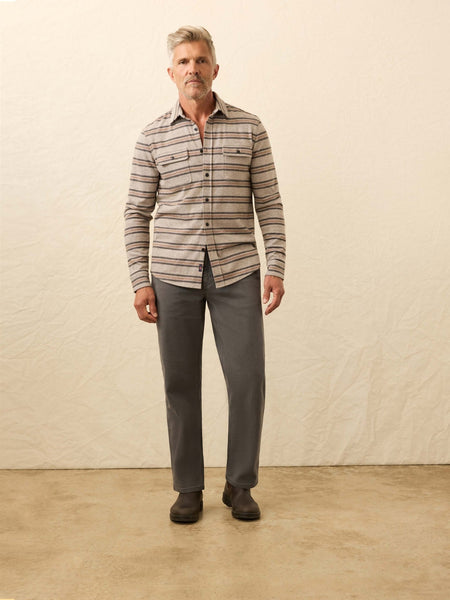 Faherty Legend Sweater Shirt / Rock Coast Stripe - nineNORTH | Men's & Women's Clothing Boutique