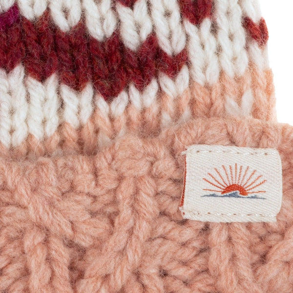 Faherty Mountain Fair Isle Beanie / Misty Rose - nineNORTH | Men's & Women's Clothing Boutique