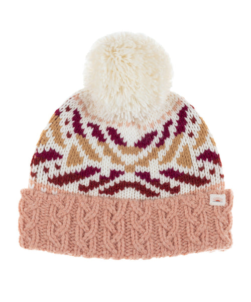 Faherty Mountain Fair Isle Beanie / Misty Rose - nineNORTH | Men's & Women's Clothing Boutique