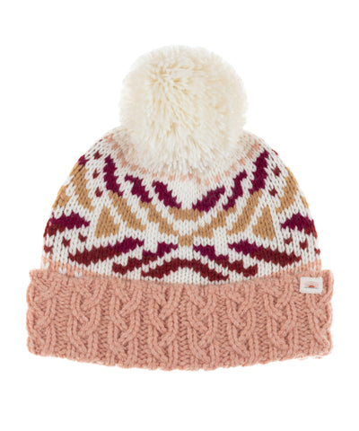 Faherty Mountain Fair Isle Beanie / Misty Rose - nineNORTH | Men's & Women's Clothing Boutique