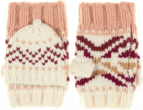 Faherty Mountain Fair Isle Mitten / Misty Rose - nineNORTH | Men's & Women's Clothing Boutique