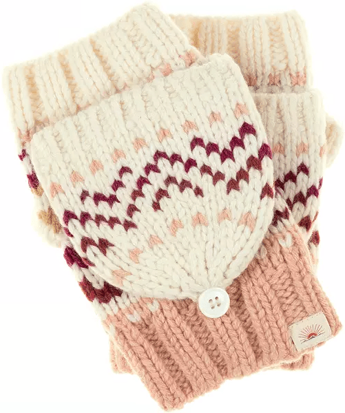 Faherty Mountain Fair Isle Mitten / Misty Rose - nineNORTH | Men's & Women's Clothing Boutique