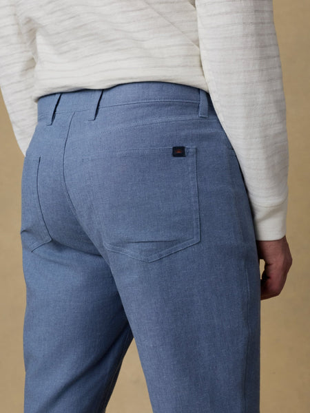 Faherty Movement Linen 5 - Pocket Pant - Dusk Blue - nineNORTH | Men's & Women's Clothing Boutique