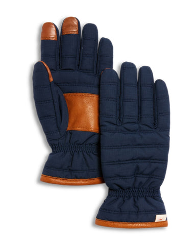 Faherty Ripstop Puffer Glove / Navy - nineNORTH | Men's & Women's Clothing Boutique