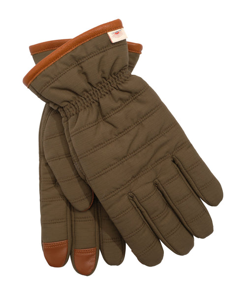 Faherty Ripstop Puffer Glove / Olive - nineNORTH | Men's & Women's Clothing Boutique