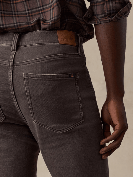Faherty Stretch Terry 5-Pocket Pant - Coast Brown - nineNORTH