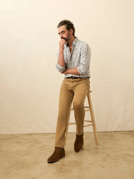 Faherty Stretch Terry 5 - Pocket Pant / Elk Brown - nineNORTH | Men's & Women's Clothing Boutique