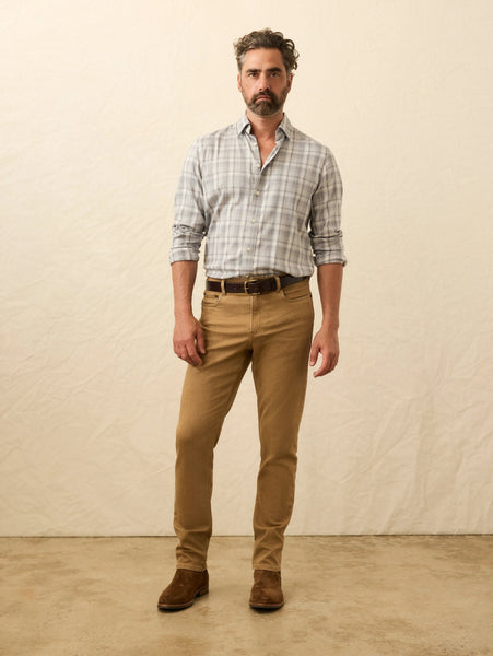 Faherty Stretch Terry 5 - Pocket Pant / Elk Brown - nineNORTH | Men's & Women's Clothing Boutique