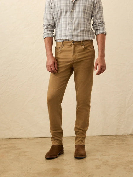 Faherty Stretch Terry 5 - Pocket Pant / Elk Brown - nineNORTH | Men's & Women's Clothing Boutique