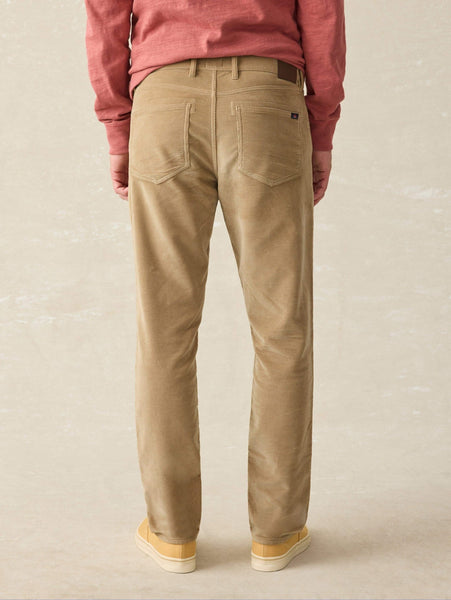Faherty Stretch Terry Corduroy Utility Pant / Barley - nineNORTH | Men's & Women's Clothing Boutique
