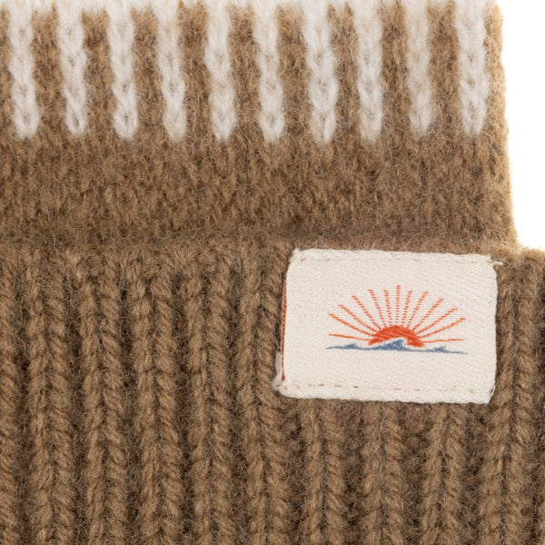Faherty Striped Beanie / Brown - nineNORTH | Men's & Women's Clothing Boutique