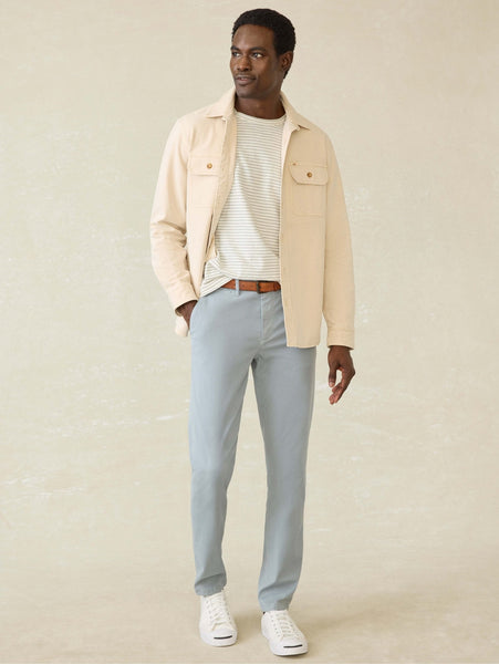 Faherty Sunwashed Canvas CPO / Sea Salt - nineNORTH | Men's & Women's Clothing Boutique