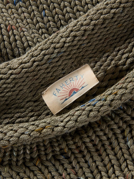 Faherty Sunwashed Cotton Roll Neck Sweater / Sage - nineNORTH | Men's & Women's Clothing Boutique