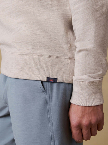 Faherty Sunwashed Organic Hoodie - Oat Plains Heather - nineNORTH | Men's & Women's Clothing Boutique