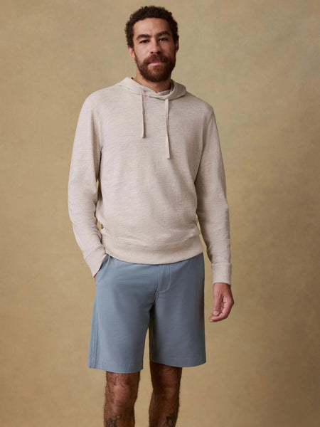 Faherty Sunwashed Organic Hoodie - Oat Plains Heather - nineNORTH | Men's & Women's Clothing Boutique