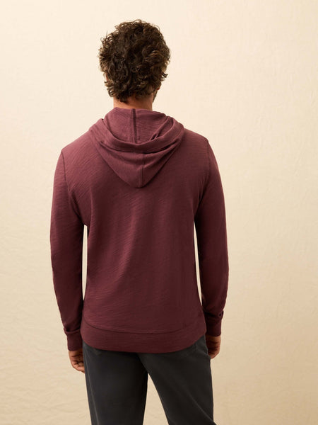 Faherty Sunwashed Slub Hoodie / Mahogany - nineNORTH | Men's & Women's Clothing Boutique