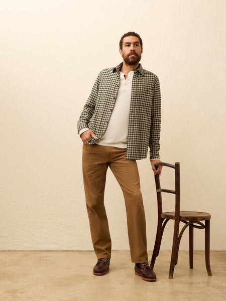 Faherty Super Brushed Flannel / Pinewood Gingham - nineNORTH | Men's & Women's Clothing Boutique