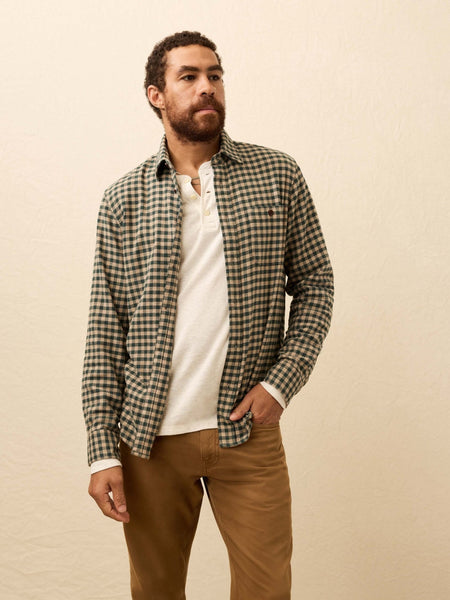 Faherty Super Brushed Flannel / Pinewood Gingham - nineNORTH | Men's & Women's Clothing Boutique