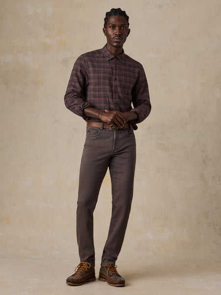 Faherty Timberline Brushed Twill Shirt - Smoky Hills Plaid - nineNORTH