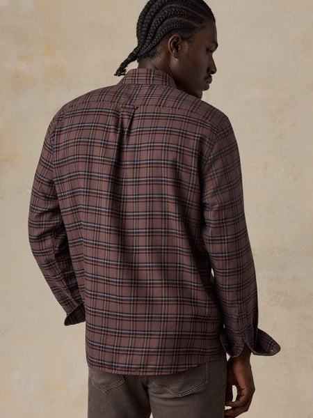 Faherty Timberline Brushed Twill Shirt - Smoky Hills Plaid - nineNORTH