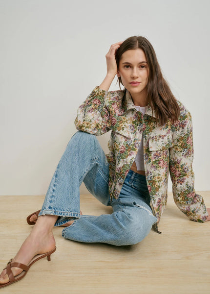 Favorite Daughter The Birdie Jacket - Floral Jacquard - nineNORTH | Men's & Women's Clothing Boutique