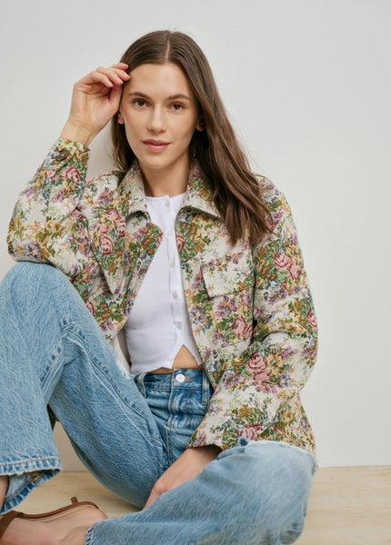 Favorite Daughter The Birdie Jacket - Floral Jacquard - nineNORTH | Men's & Women's Clothing Boutique