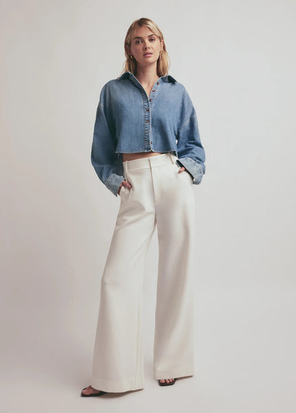 Favorite Daughter The Crop Ex - Boyfriend Shirt - Goa - nineNORTH | Men's & Women's Clothing Boutique