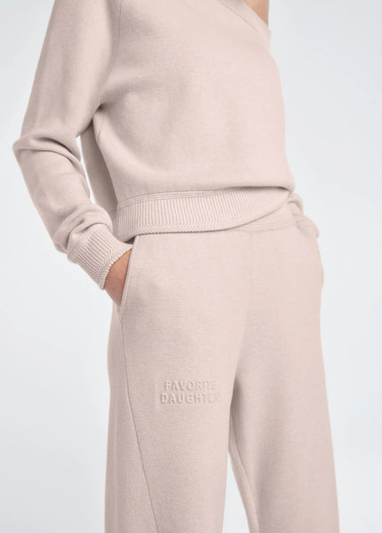 Favorite Daughter The Fatigue Sisters Barrell Jogger - Blush Pink - nineNORTH | Men's & Women's Clothing Boutique