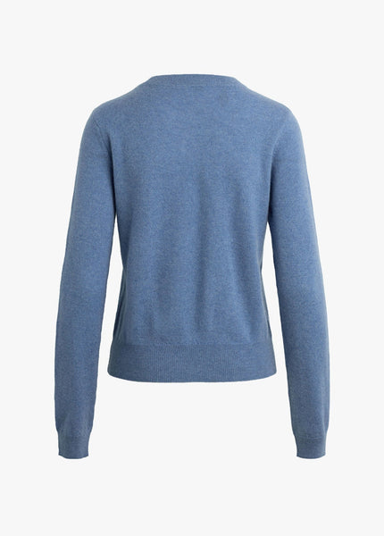 Favorite Daughter The Favorite Cashmere Crew - River Blue - nineNORTH | Men's & Women's Clothing Boutique
